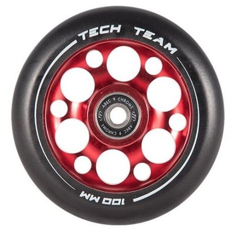 Колеса для Трюкового самоката Tech Team 100 мм (Красный)