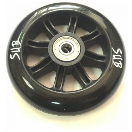 Колесо для трюкового самоката SUB, пластиковое, с подшипником ABEC 9, 100 мм, черный, 00-180090
