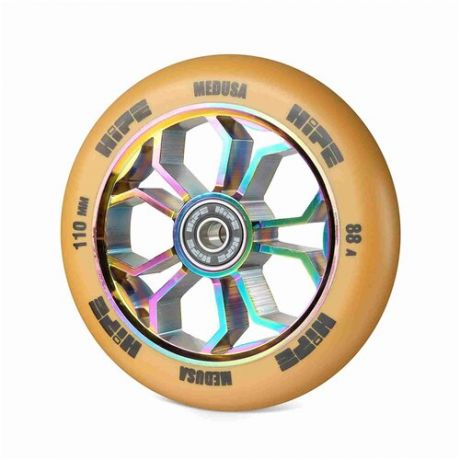 Колесо для самоката Hipe Колесо HIPE Medusa wheel LMT36 110мм brown/core neo chrom