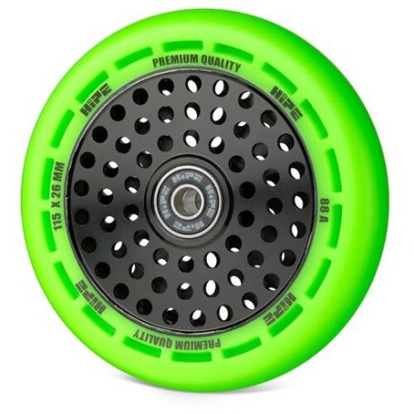 Колесо Hipe wheel 115мм green/core black, зеленый/черный