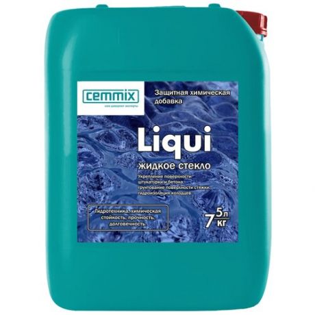 Жидкое стекло Cemmix Liqui, 5 литров