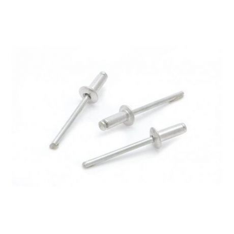 Заклёпки вытяжные алюминиевые d4 8*10 мм (50 шт в пакете) (Производитель: Дело Техники 451510)