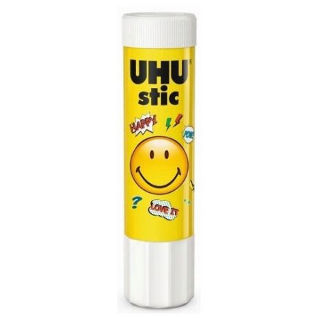 UHU Клей-карандаш Stic смайлики 9, 8,2 г