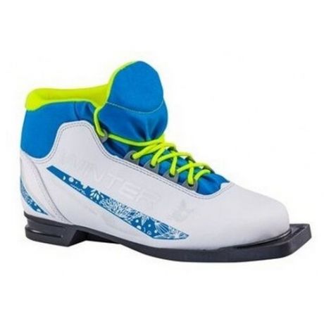 Лыжные ботинки TREK Winter 3 34, белый/синий