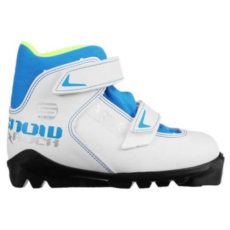 Trek Ботинки лыжные TREK Snowrock SNS ИК, цвет белый, лого синий, размер 36