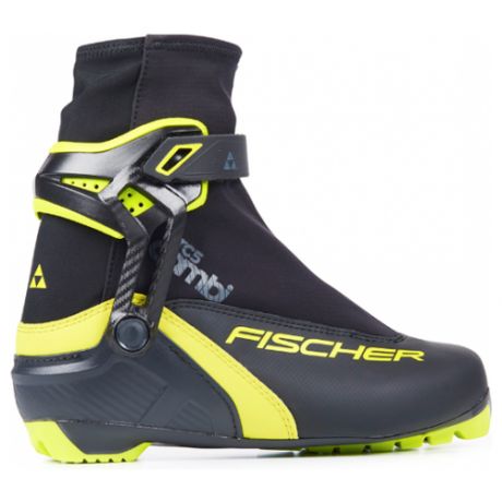 Лыжные ботинки Fischer RC5 Combi S18519 NNN (черный/салатовый) 2019-2020 45 EU