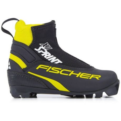 Детские лыжные ботинки Fischer XJ Sprint 2021-2022, р. 31, черный