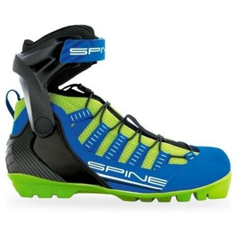 Лыжероллерные ботинки Spine Skiroll Skate 17 NNN (синий/черный/салатовый) 2020 44 RU