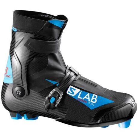 Лыжные ботинки Salomon S/Lab Carbon Skate Prolink 2021-2022, р. 10.5 / 28.5, синий/черный