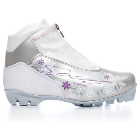 Лыжные ботинки Spine NNN Comfort 83/4 35, бело-бирюзовый