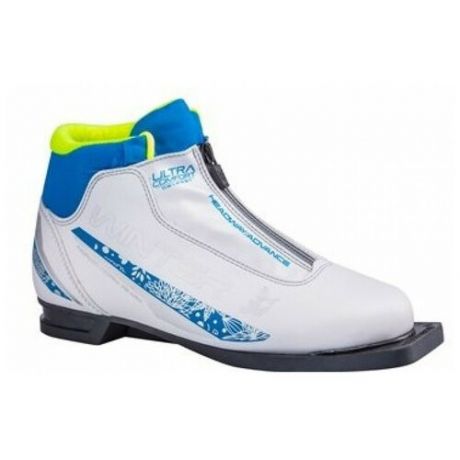 Trek Ботинки лыжные женские TREK WinterComfort 3 NN75, цвет белый, лого синий, размер 34