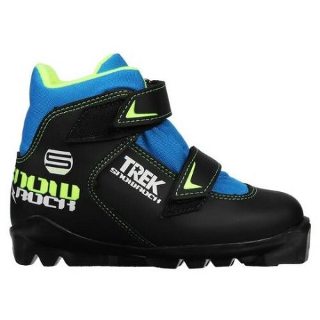 Ботинки лыжные TREK Laser NN75 ИК, цвет чёрный, лого лайм неон, размер 35 Trek 3944714 .