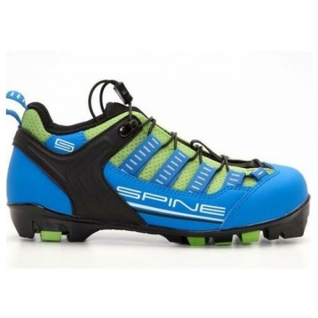 Лыжные ботинки летние Spine Skiroll Classic 11 NNN (синий/черный/салатовый) 2020 40 RU