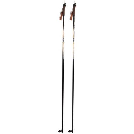 Лыжные палки STC Sport, 135 см, черный