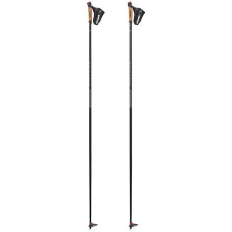 Лыжные палки ATOMIC Pro Carbon QRS, 160 см, черный/серый