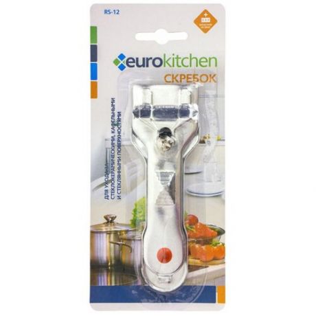 Скребок Eurokitchen для чистки стеклокерамики, серебристый