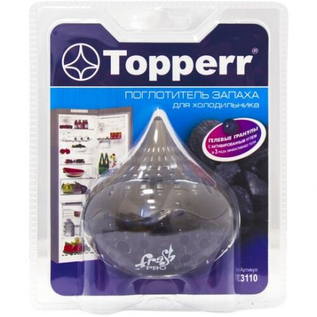 Topperr Гелевый поглотитель запаха Topperr для холодильников Active