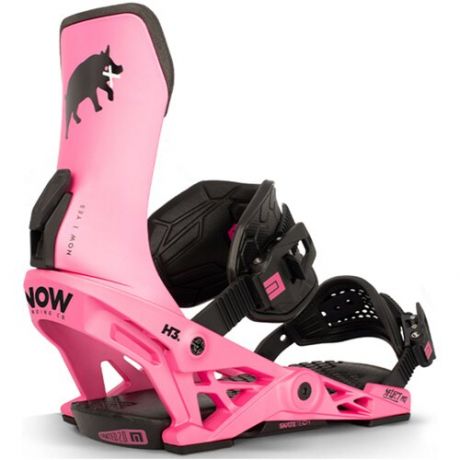 Крепления для сноуборда NOW Select Pro x Yes, L, pink EST