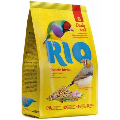 RIO корм Daily feed для экзотических птиц, 500 г