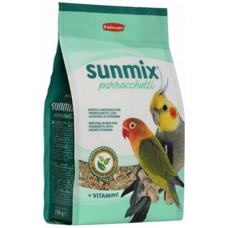 PADOVAN SUNMIX PARROCCHETTI корм для средних попугаев (750 гр)