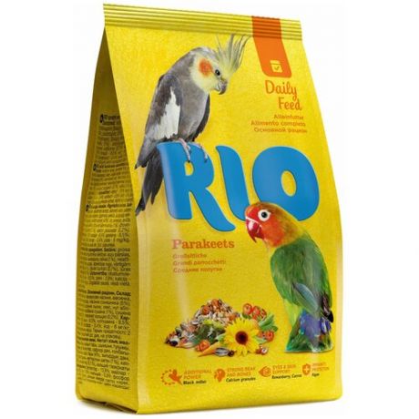 Рио Корм для средних попугаев основной 500 гр