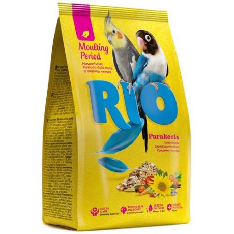 Rio Рио Корм для средних попугаев в период линьки 500 гр