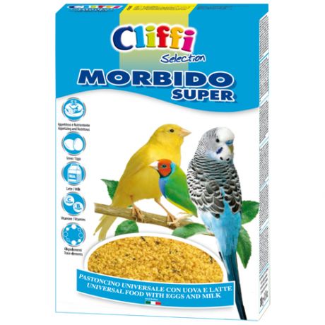 Cliffi корм Selection Morbido Super для зерноядных птиц, 1кг