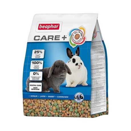 Beaphar виа корм для кроликов care+ 18382/18424, 0,250 кг (2 шт)