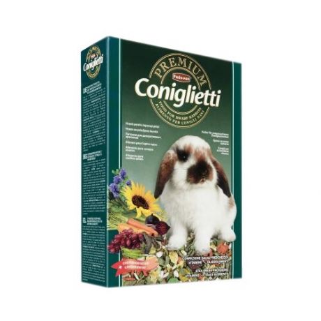 Комплексный корм для декоративных кроликов Padovan Premium coniglietti 500 г