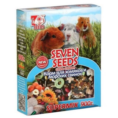 Корм Seven Seeds SUPERMIX для хомяков и морских свинок, 900 г