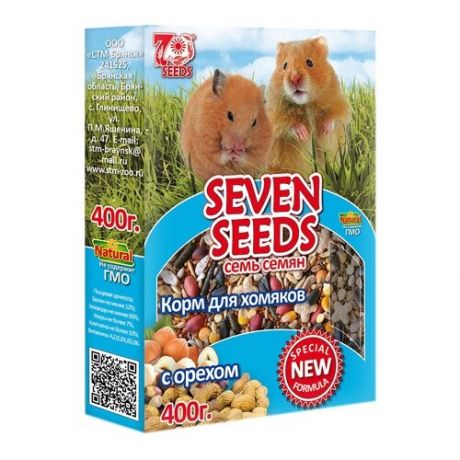Корм для хомяков с орехом Seven Seeds Special 400 г