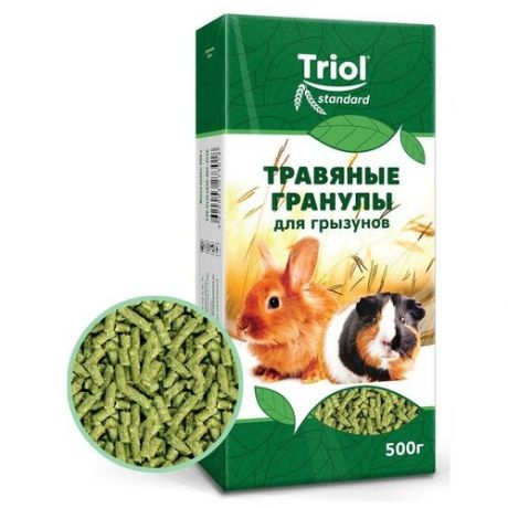 Корм для грызунов Triol "Травяные гранулы", 500 г