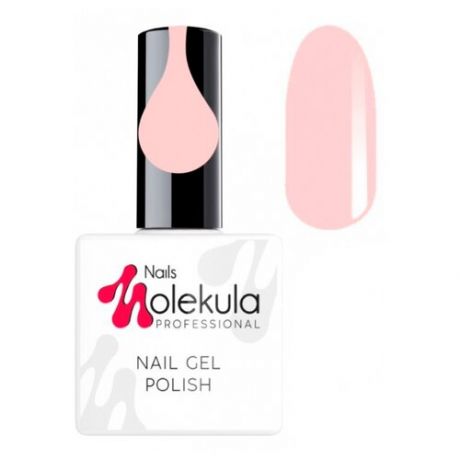 Nails Molekula Professional Гель-лак Nude collection, 10.5 мл, 001 ультра белый