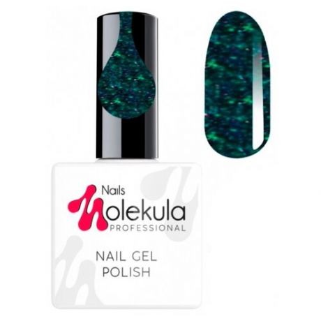 Nails Molekula Professional Гель-лак Winter collection, 10.5 мл, 104 винный