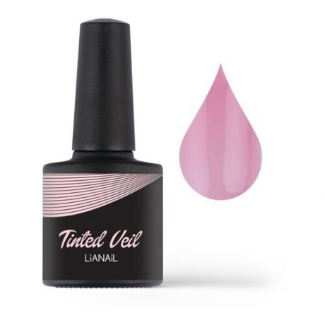 Lianail Базовое покрытие Tinted Veil Base, medium pink, 10 мл