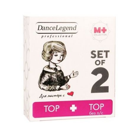 Dance Legend Набор набор верхнее покрытие и верхнее покрытие без липкого слоя М+ collection, прозрачный, 10 мл