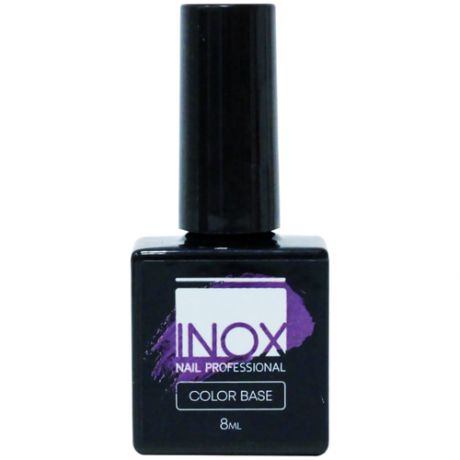INOX nail professional Базовое покрытие Color Base, невесомый желтый, 8 мл