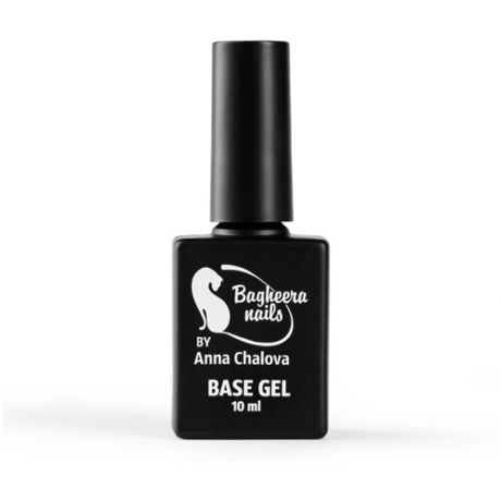 Bagheera Nails Базовое покрытие Base Gel, бесцветный, 10 мл