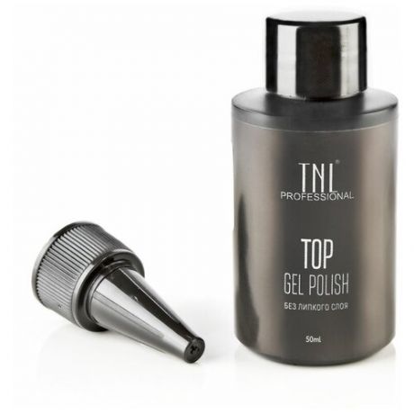 TNL Professional Верхнее покрытие Top Gel Polish No Wipe, прозрачный, 10 мл