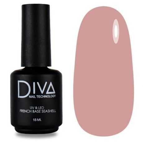 Diva Nail Technology Базовое покрытие French Base Seashell, бежевый, 15 мл