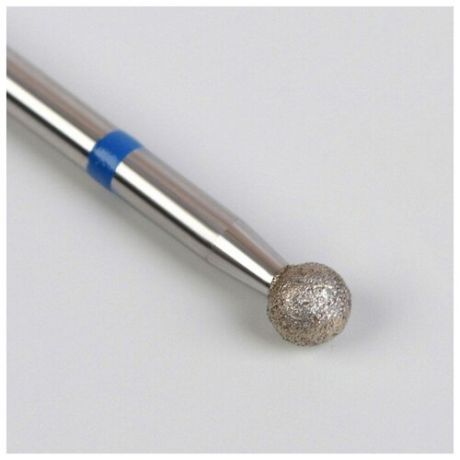 Фреза алмазная для маникюра «Шар», средняя зернистость, 3,5 мм