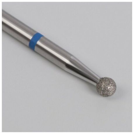 Фреза алмазная для маникюра «Шар», средняя зернистость, 2,7 мм