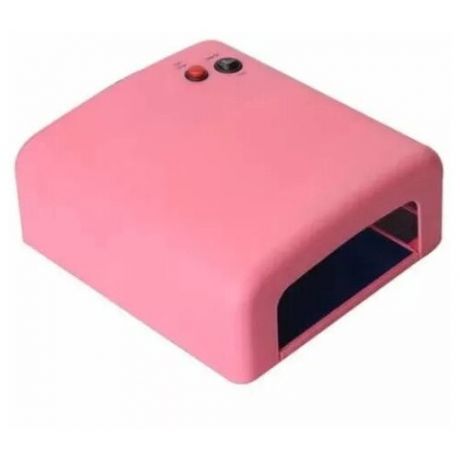 УФ лампа 36 ВТ (4*9 ВТ) таймер 120 СЕК, съёмная нижняя панель Pink