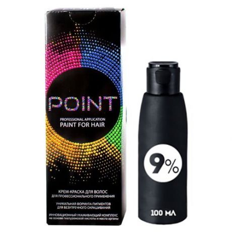 Point краска для волос + окислитель 9 %, 8.16 блондин пепельно-фиолетовый