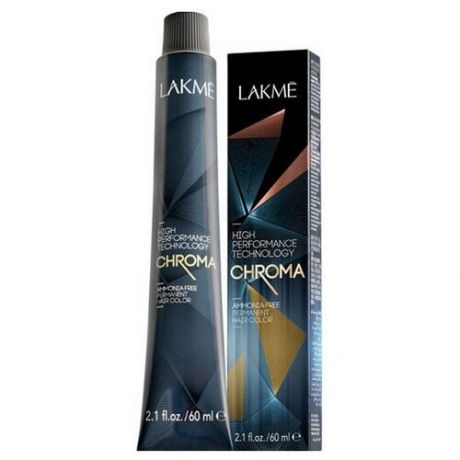 Lakme безаммиачная перманентная крем-краска Chroma, 1/00 черный, 60 мл