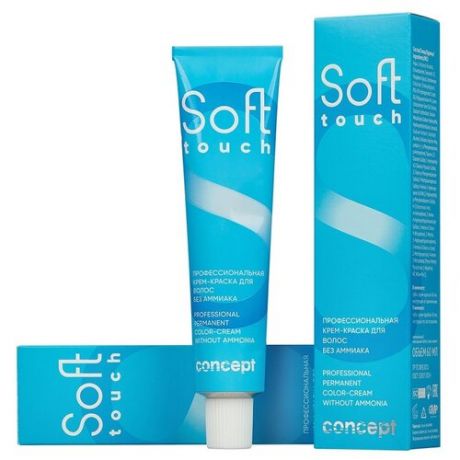 Concept Soft Touch безаммиачная крем-краска для волос, 6.4 медно-русый, 60 мл