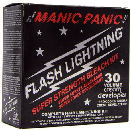 Manic Panic Набор для осветления волос Flash Lightning Bleach Kit 30 Volume