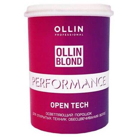Ollin Professional Blond Performance Осветляющий порошок для открытых техник обесцвечивания 500гр