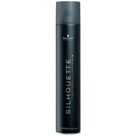 SILHOUETTE Лак для волос Silhouette Super Hold Hairspray, экстрасильная фиксация, 750 мл