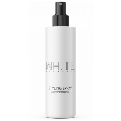 WHITE Спрей для укладки волос стайлинг термозащита объем фиксация